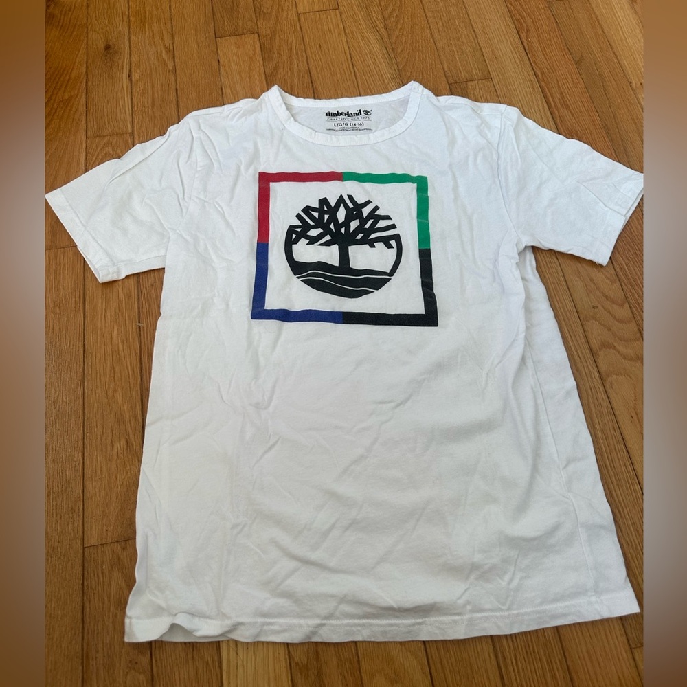Boys Timberland T-Shirt Size Large 14/16